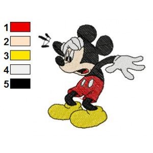 Mickey Mouse Embroidery 4